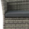 Merlin rattan pad - szürke 27112