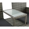 Merlin rattan pad - szürke 27113