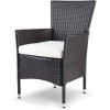 Rattan fotelek 2 db - barna 26288