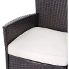 Rattan fotelek 2 db - barna 26291