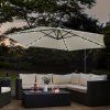 LED napernyő Brazília 300 cm - krém