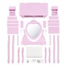 Julia fésülködőasztal - rózsaszín részek