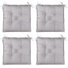 4 db párna 40x40x8cm - felülről szürke