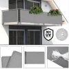 Balkon paraván 5m - szürke részlet