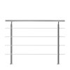 Lépcsőkorlát 4 támasz - 150cm részlet