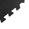 Védő padlószőnyeg készlet 18 db - fekete összecsukható