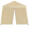 Kerti pavilon Capri 3x3 m - 2 oldalfal - bézs
