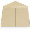 Kerti pavilon Capri 3x3 m - 2 oldalfal - bézs