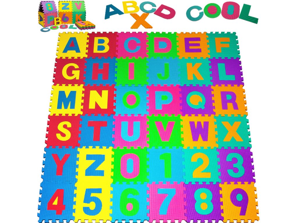 Covoraș de joacă Kido - colorat 25838
