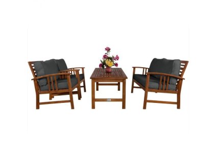 Set de gradina Atlas - perne antracit 23674