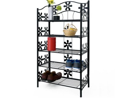 Raft metalic cu model floral