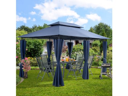 Pavilion de grădină Topas - albastru 26750