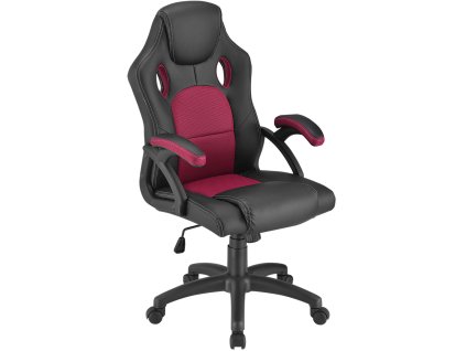Scaun de birou Montreal - negru / visiniu 26834