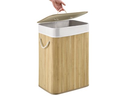 Cos de rufe din bambus Curly - natural 27087