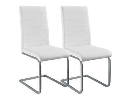 Set 2 scaune consola Vegas - alb 27300