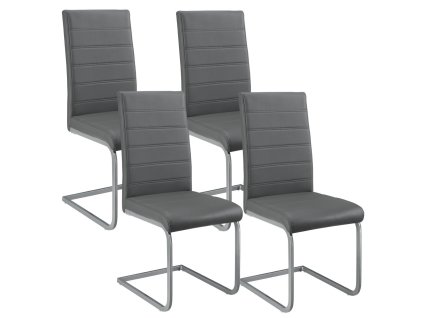 Set 4 scaune consola Vegas - gri 27308