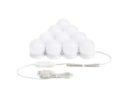 Lanț de lumină LED cu 10 becuri și sursă de alimentare USB 27525