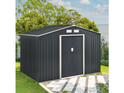 Casuta de gradina XXL 277×319×192 cm - antracit 24792