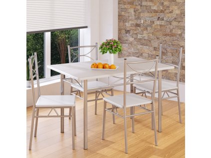 Set de sufragerie Paul - alb 25824