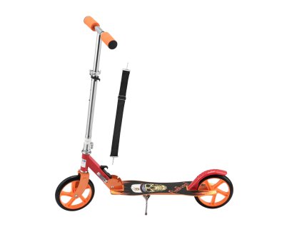 Trotineta pentru copii Fire - negru/rosu 28290
