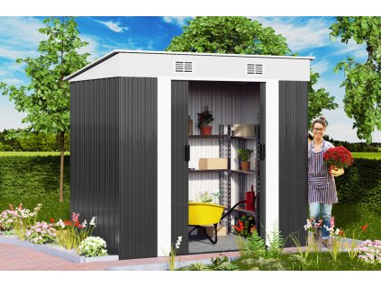 Casuta de gradina A1 196x122x182 cm - antracit 23277