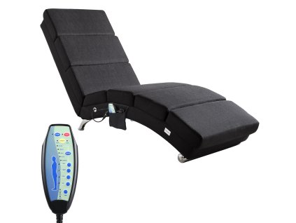 Scaun London cu functie de masaj si incalzire - antracit 25129