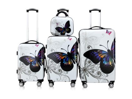 Set valiza 4 piese Butterfly 30596