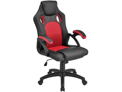 Scaun de birou Montreal - negru/rosu 30785