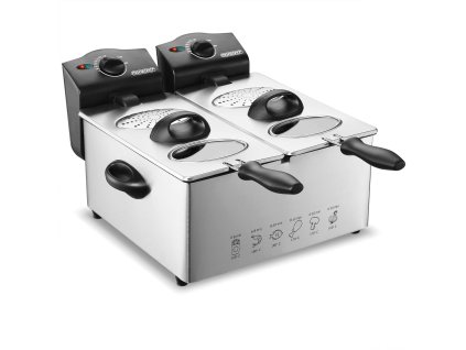 Friteuza electrica ulei 2000 W - 2x3 l