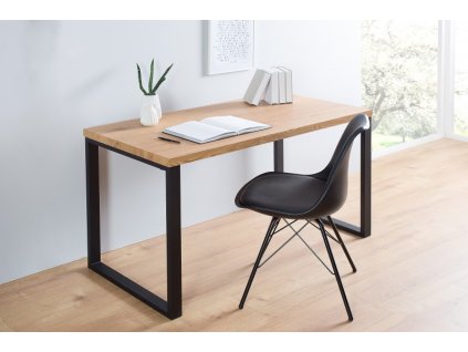 Birou 120 cm stejar negru 40 mm 34193