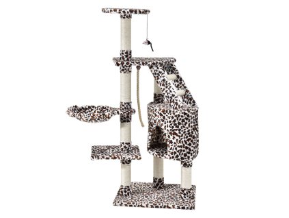 Stâlp pentru zgâriere pisică Buffy - leopard