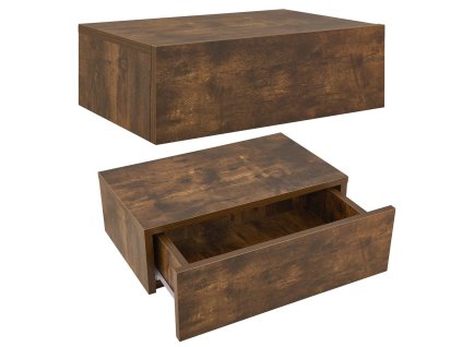 Set 2 noptiere suspendate in design natural