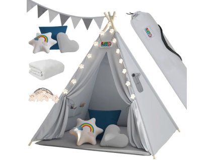 Cort copii tipi 160x120x120cm - gri