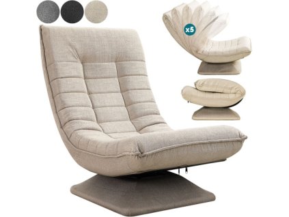 Scaun de relaxare - crem