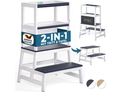 Turnul de invatare pentru copii Hambar 93x56x49cm - antracit