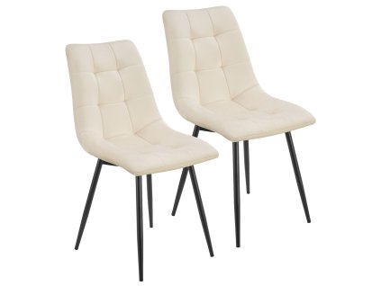 Set 2 scaune de sufragerie Blanca - bej