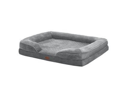 Pat pentru caini Sheena XL 105 x 82 cm - gri