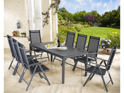 Set de gradina Bern 1+8 aluminiu - antracit