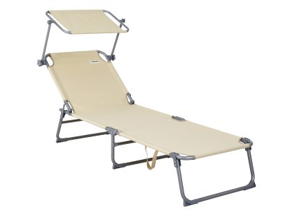 Scaun din aluminiu Hawaii - bej
