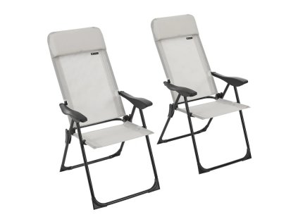 Set 2 scaune de camping Torri - gri