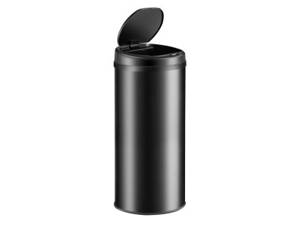 Colector de gunoi fără contact cu USB 30l - negru