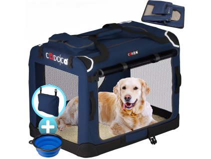 Geanta de transport pentru caini XXXL 101x69x70cm - albastra