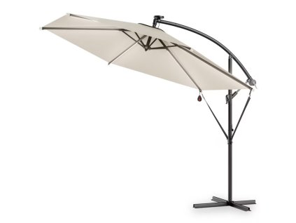 LED napernyő Mali Ø330 cm - krémszínű