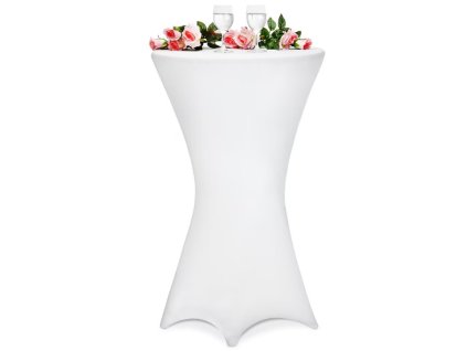 Bárpult huzat Ø70 cm - fehér