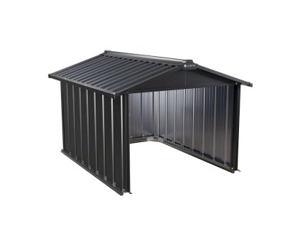 Robotfűnyíró garázs 98x89x63 cm - antracit