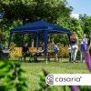 22583 kerti pavilon capri 3x3 m sotetkek a kertben