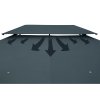 Pavilion de gradina Topas 4x3 antracit 23123