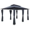 Pavilion de gradina Topas 4x3 antracit 23119