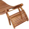Sezlong pliabil din lemn wave - salcâm 23453