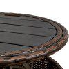 22682 21 rattan kerti agy lazy 185 cm barna wpc